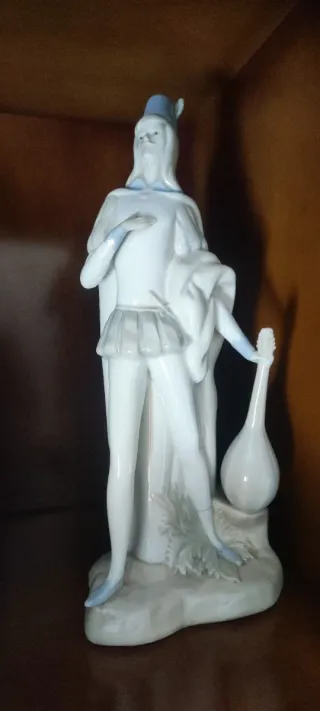 Figura de porcelana de músico