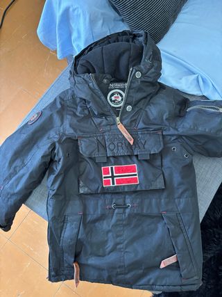 Chaqueta Geographical Norway Negra Niño