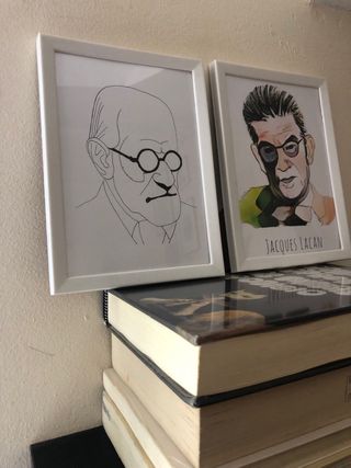Freud y Lacan. Ilustración Psicólogos