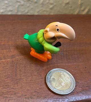 2 FIGURAS KINDER PÁJARO CANTANTE Y PÁJARO PEZ