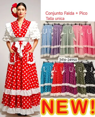 Conjunto Falda + Pico Talla Única