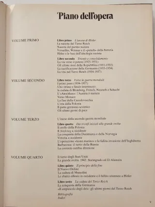 "Storia del Terzo Reich" in 4 volumi rilegati