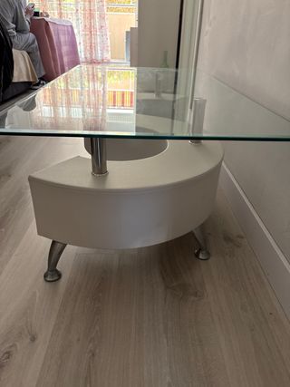 Mesa de centro diseño letra S