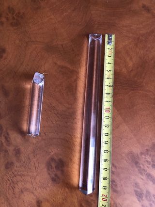 Lágrimas de cristal para lámpara