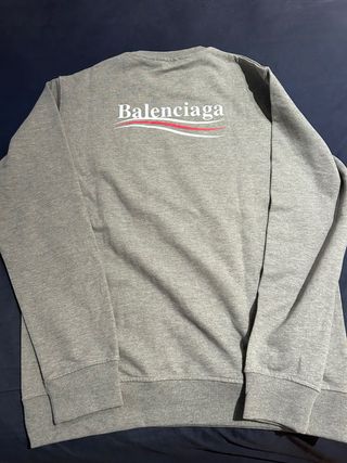 Sudadera Balenciaga Gris Logo