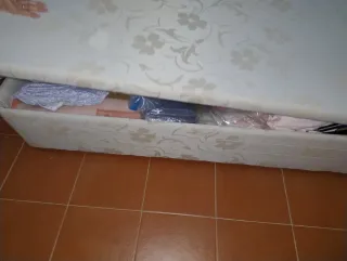 Canapé abatible tapizado