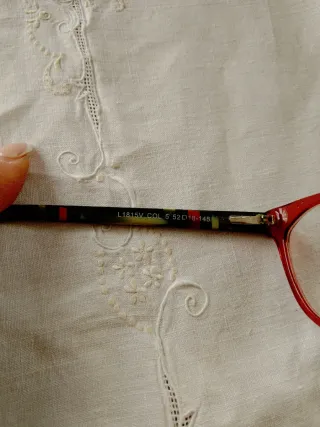 Montatura occhiali da vista donna nau rossa