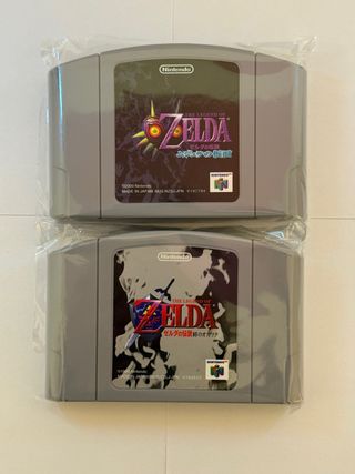 Maschera di Majora di Zelda + Ocarina of Time N64