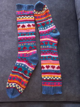 Calcetines altos tejidos Natura talla única