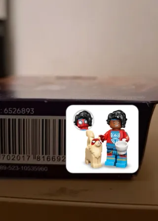 Minifigura LEGO Spider-Man con Gato