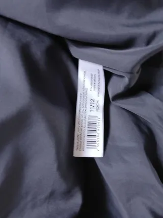 Gilet grigio scuro imbottito