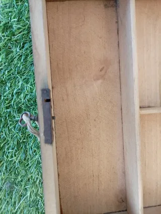 Joyero antiguo marquetería cisne