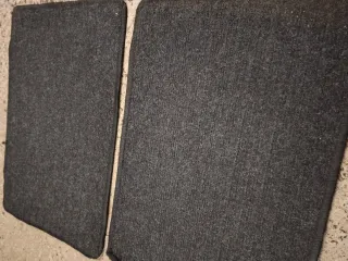 5 Tappetini Auto in Moquette Grigia