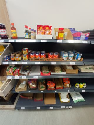 Baldas metálicas para comercio