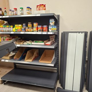 Baldas metálicas para comercio