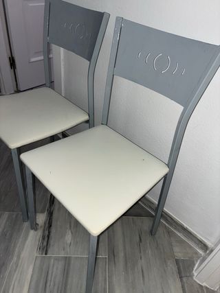 Juego de 2 sillas de comedor/cocina