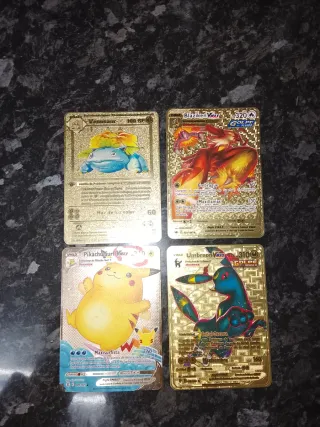 4 Cartas Pokémon VMAX