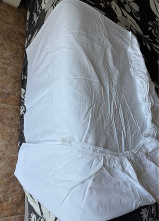 Lençol de baixo c/ elástico 100% algodão 190x195