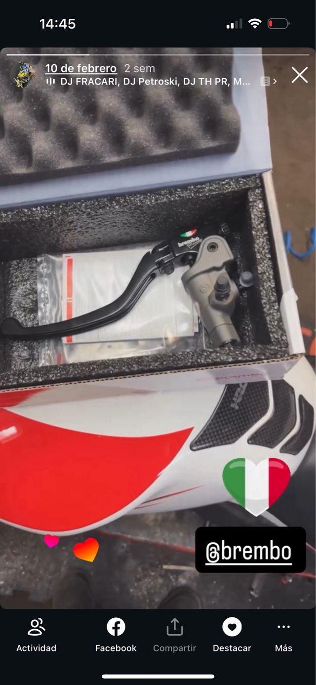 Bomba Brembo Embrague/Freno Nueva cbr t max