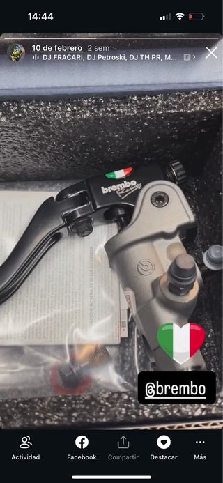 Bomba Brembo Embrague/Freno Nueva cbr t max