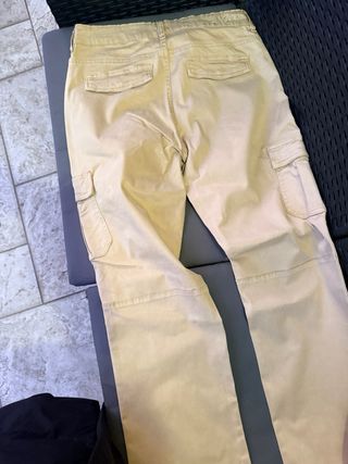 Pantaloni cargo beige