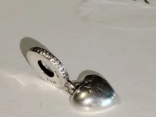 Charm Pandora Cuore Best Friends Smaltato Argento