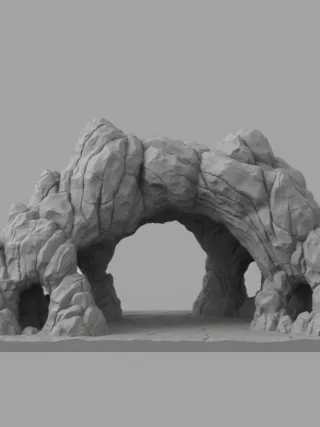 Adorno para terrario cueva rocosa