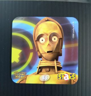 Star Wars Staks Clone Wars - Card Panini 2008.