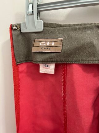 Falda midi CH Moda Coral