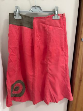 Falda midi CH Moda Coral