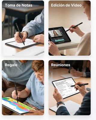 2025 Lápiz Táctil para iPad, Metapen A8 Negro - Pr
