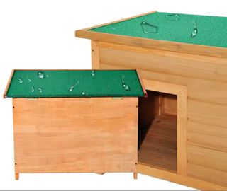 Caseta para perros de madera