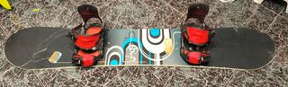 Tabla Snow + Botas + Fijaciones + Funda