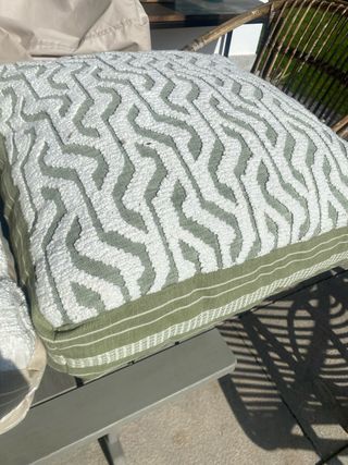 Cojines de asiento de tela