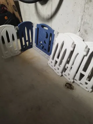 Parque infantil y corralito para bebé