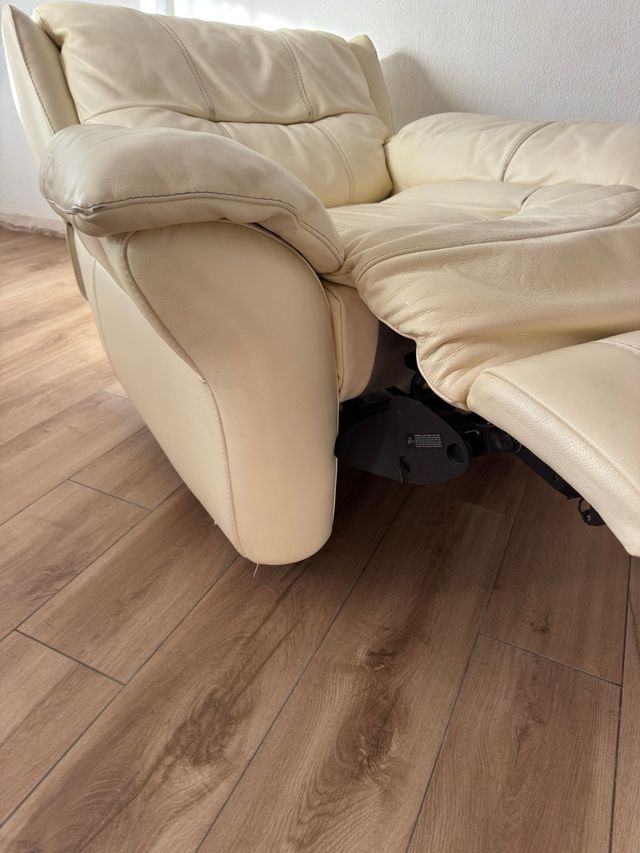 Sillón relax piel eléctrico con USB