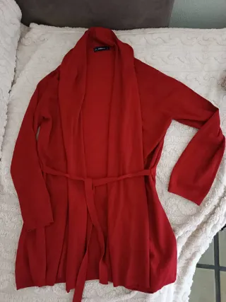 Cardigan Zara Donna Rosso