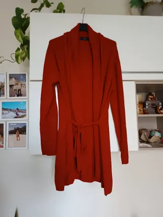 Cardigan Zara Donna Rosso