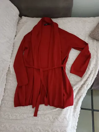 Cardigan Zara Donna Rosso