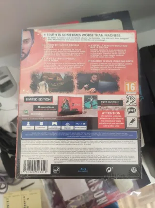 PS4 Vértigo Edición Limitada Precintado