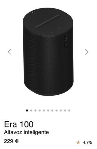 Altavoz Sonos Era 100 Negro