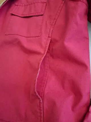 Giacca leggera donna rossa taglia M