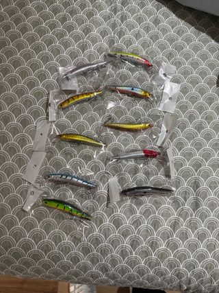 Señuelos de pesca variados