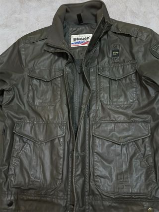 Giubbotto Blauer poliestere verde scuro M