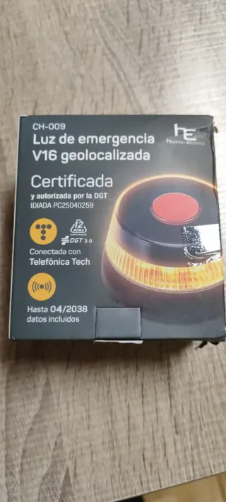 Luz V16 Geolocalizada Certificada DGT