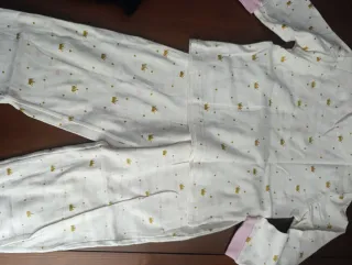 Pijama niña Disney corona rosa y blanco