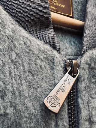 Chaqueta Bomber Loro Piana Gris XL