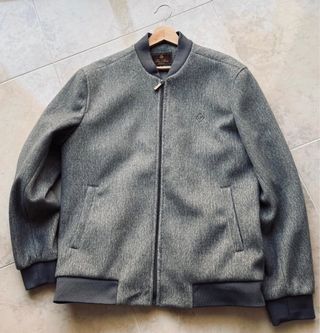 Chaqueta Bomber Loro Piana Gris XL