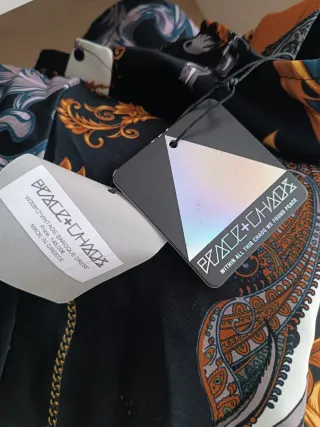 Vestido largo estampado