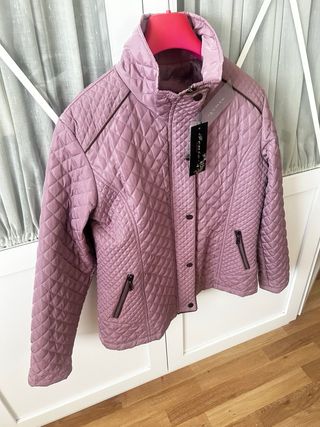 Chaqueta rosa entretiempo nueva